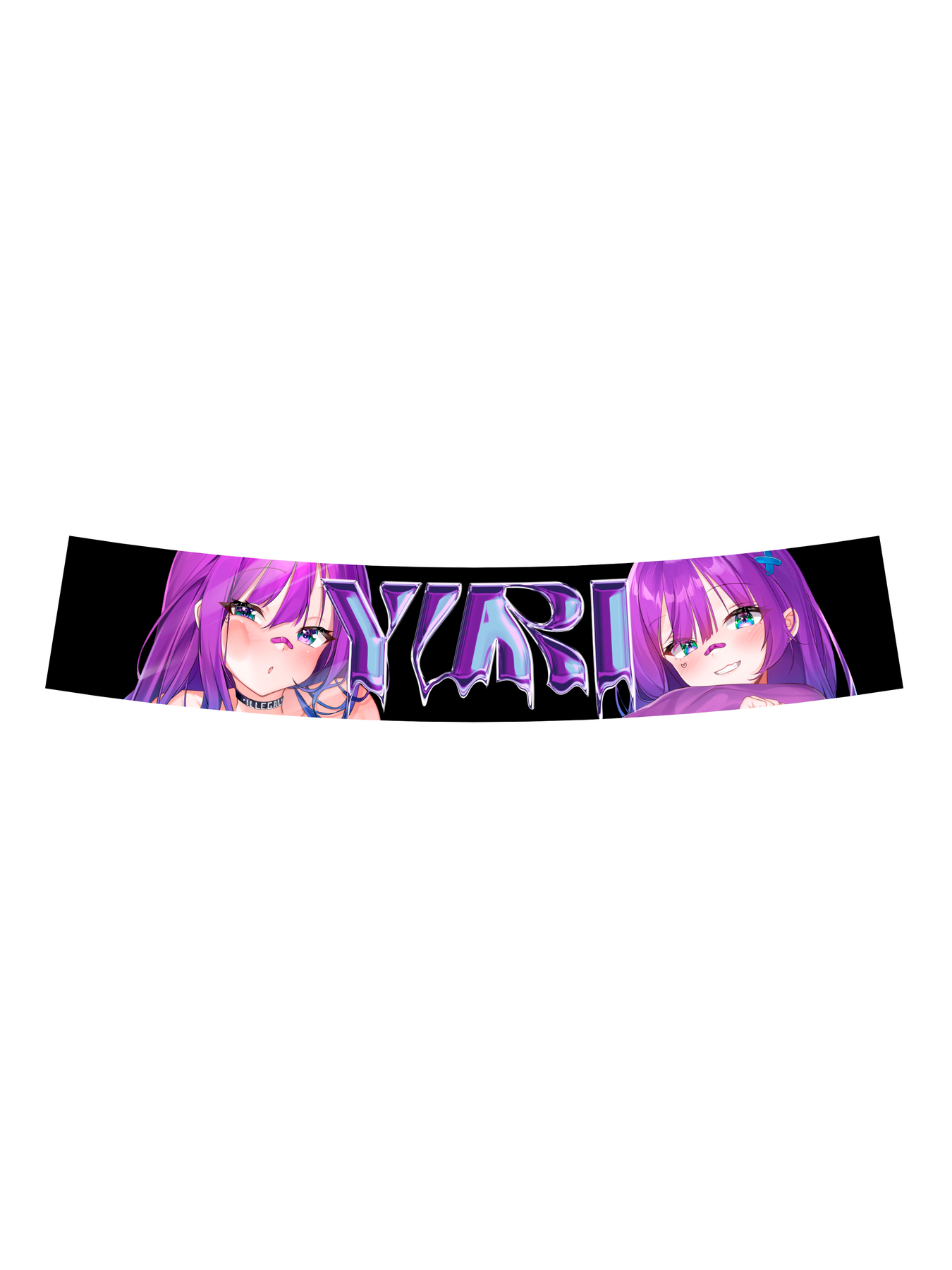 YURI [WINDSHIELD BANNER] ILLEGAL WAIFUS